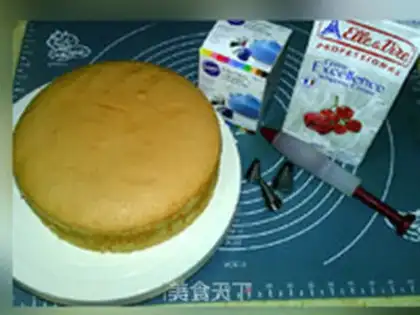 Make ♪ Waves of flowers cake ♪ step 0