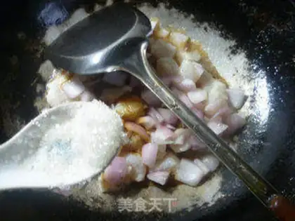 Make Onion fried dragonfish step 9