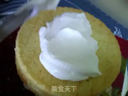 Make ♪ Waves of flowers cake ♪ step 5