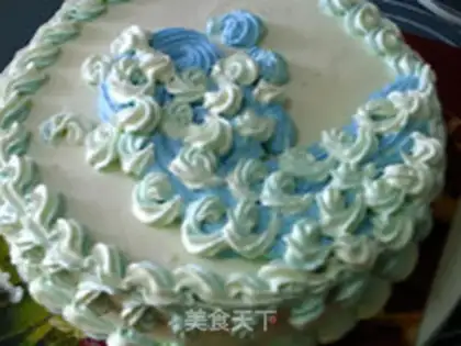 Make ♪ Waves of flowers cake ♪ step 11
