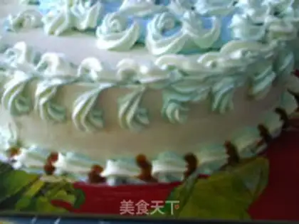 Make ♪ Waves of flowers cake ♪ step 13