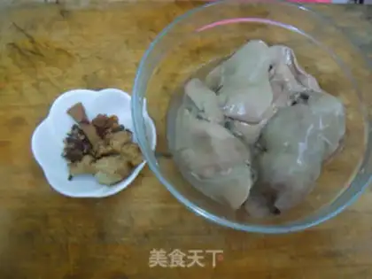 Make Salt duck liver step 0