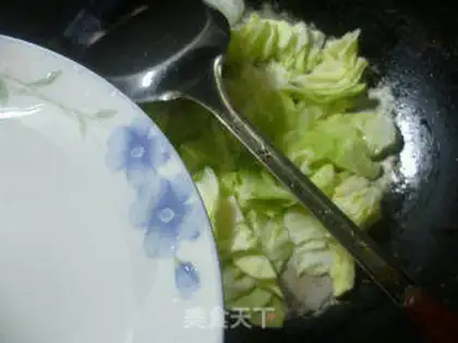 Make South milk cabbage step 2