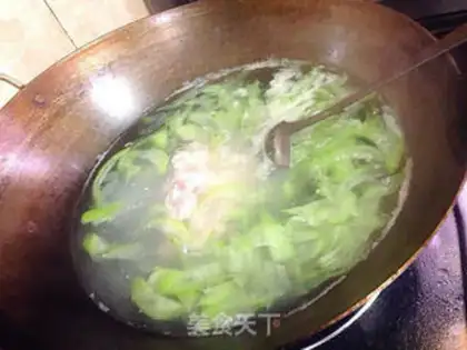 Make Pork melon omelet soup step 6