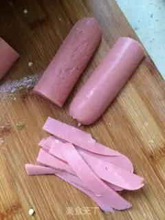 Make Cream pepper and ham cucumber step 2