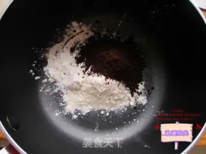 Make Chocolate marble toast step 3