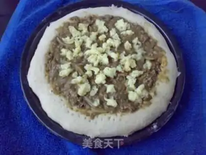Make Curry beef pizza step 8