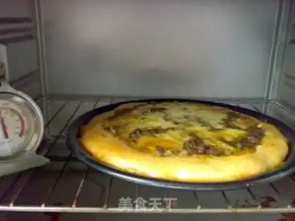 Make Curry beef pizza step 10