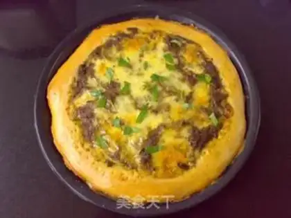 Make Curry beef pizza step 11