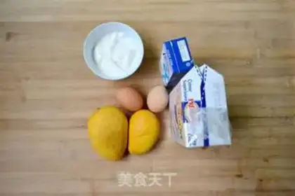 Make Mango yogurt ice step 0