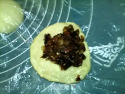 Make Flower rose bread step 8