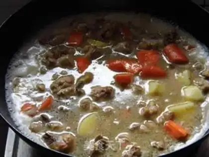 Make Potato curry chicken step 6