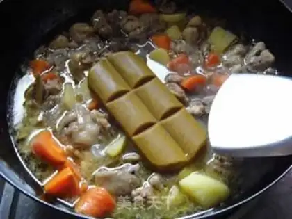 Make Potato curry chicken step 7