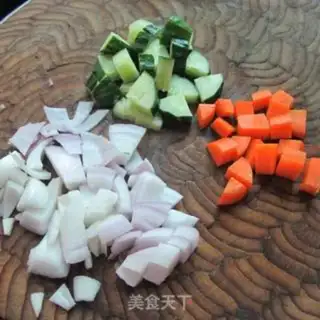 Make Onion cucumbers step 1