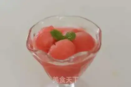 Make Little fresh watermelon juice step 3