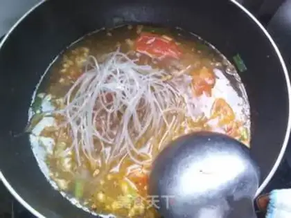 Make Sour soup fan step 7