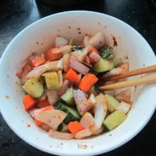 Make Onion cucumbers step 6