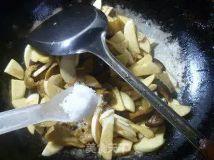 Make The mushrooms are white step 10