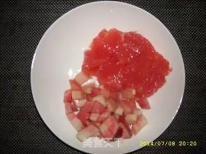 Make Milk and peach cream step 6