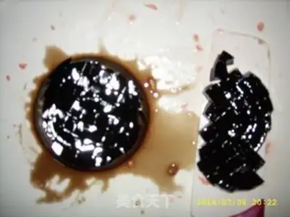 Make Milk and peach cream step 9