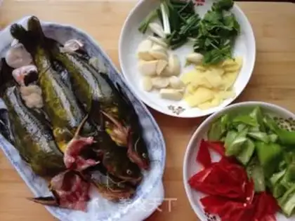 Make Red-burned yellowfish step 0