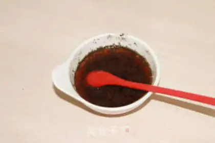 Make Red bean-burned fairy herbs step 3