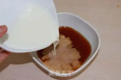 Make Red bean-burned fairy herbs step 4