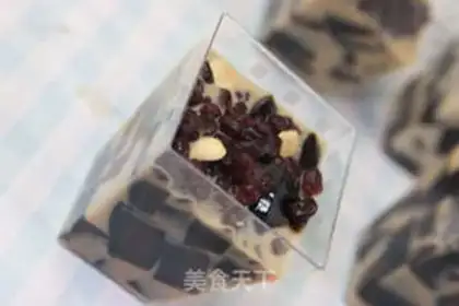 Make Red bean-burned fairy herbs step 8