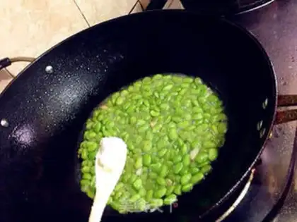Make Bean-cracker and fried meat step 7