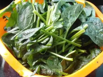 Make Triple spinach step 2