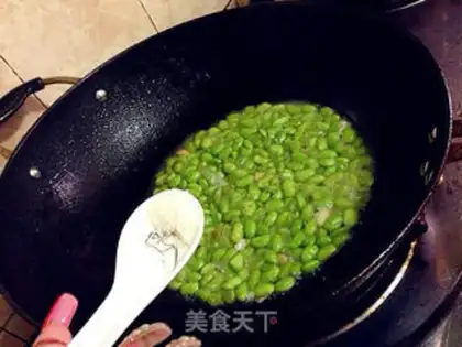 Make Bean-cracker and fried meat step 8