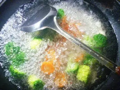 Make White broccoli step 2