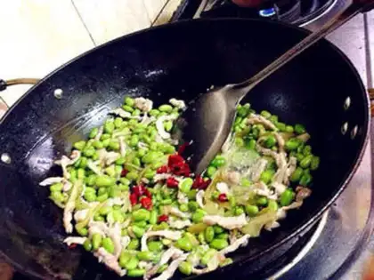 Make Bean-cracker and fried meat step 11