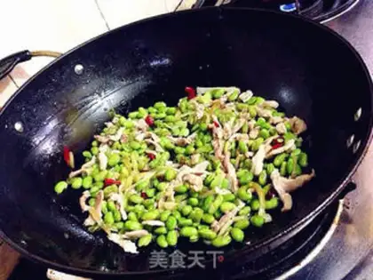 Make Bean-cracker and fried meat step 12