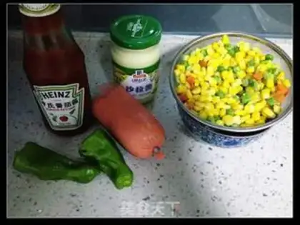 Make Ham corn salad step 4
