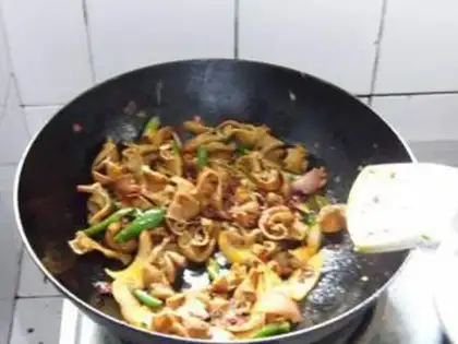 Make Spicy intestines step 9