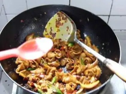 Make Spicy intestines step 10