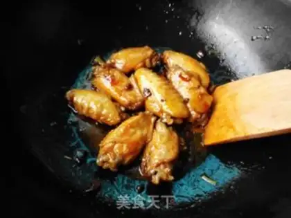 Make Wine and chicken wings step 4