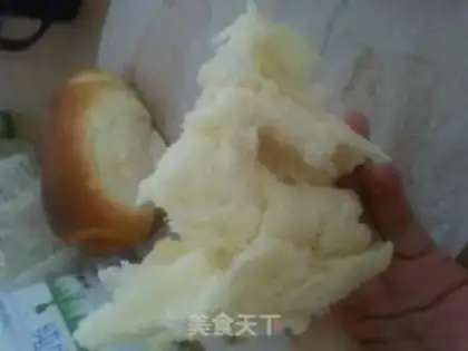 Make Cheese hand tore bread step 4