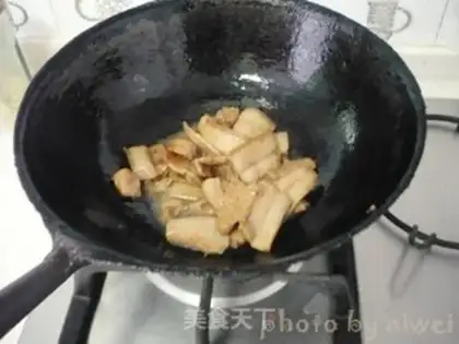 Make Shrimp-skin fan, casserole step 2