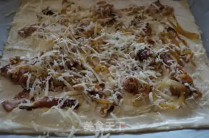 Make Alsace pickle Pizza step 5