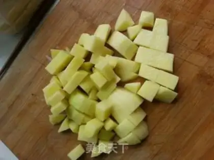 Make Salted potato rice step 0