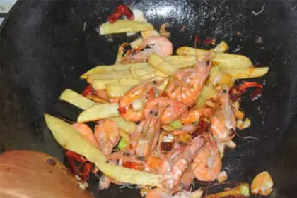Make Spicy shrimp step 6