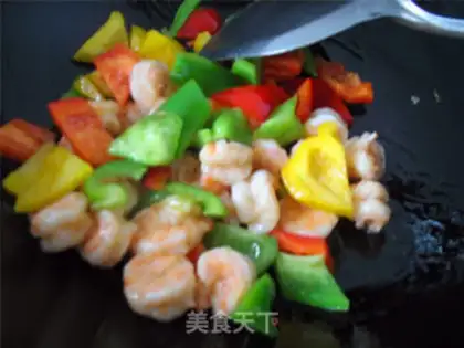 Make Pepper shrimp step 7