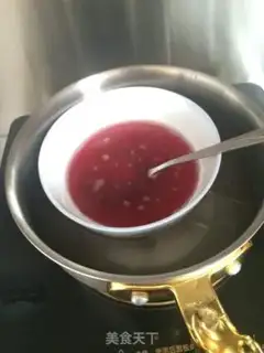 Make Cherry mousse step 2