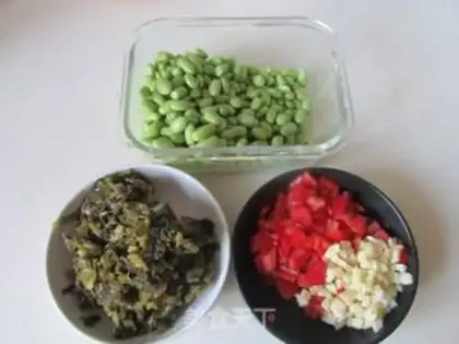 Make Snow pickles, beans step 0