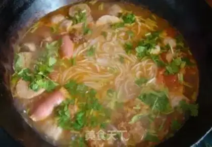 Make The rice line step 8