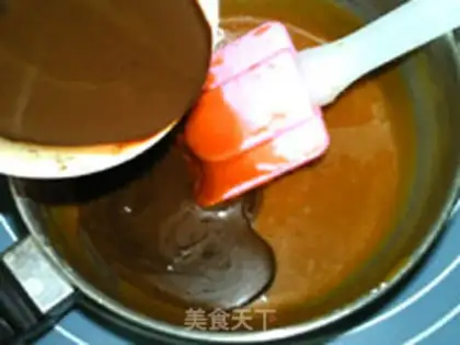 Make Taffy mocha ice cream step 10
