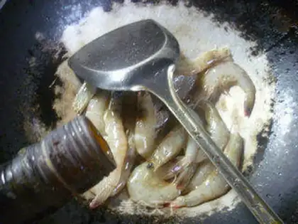 Make Shrimp with prawns step 2