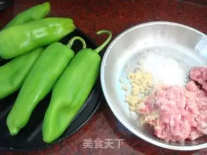 Make Scrambled tiger pepper step 0
